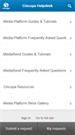 Mobile Screenshot of help.cincopa.com
